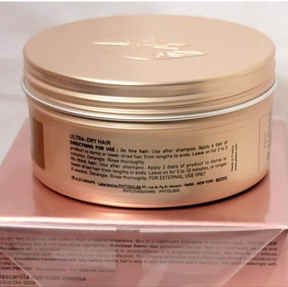 PHYTO PHYTOELIXIR Intense Nutrition Mask ULTRA DRY HAIR 200 ml / 6.7 oz SEALED - Picture 4 of 5